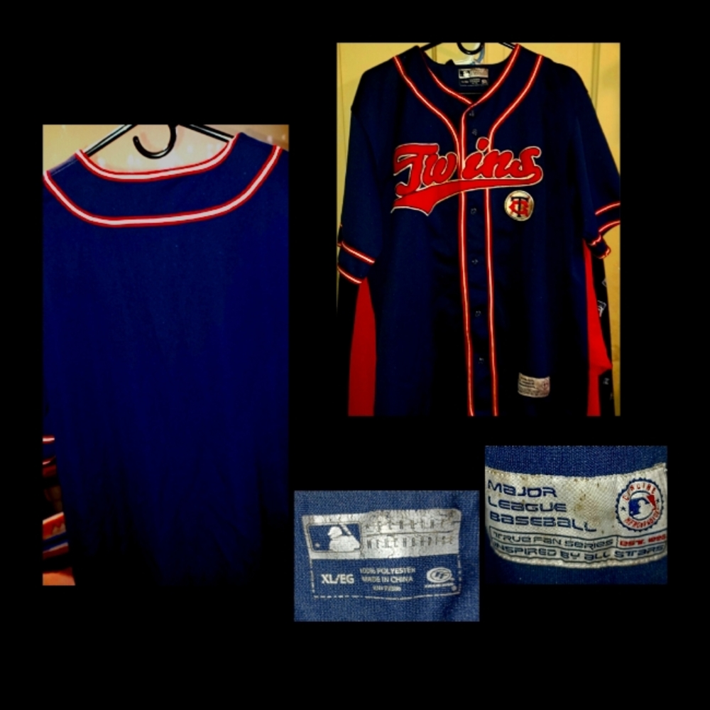 1995 TWINS ButtonUp Jersey XL (Originally $89.99)